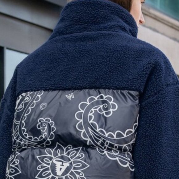 BOHO STYLE COLDBREAK Floral Print Teddy Winter Coat - Picture 8 of 13